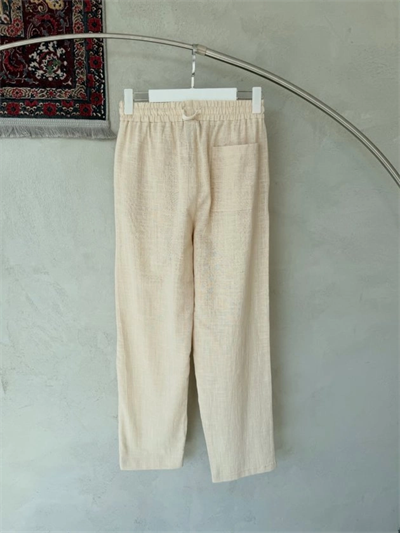 Erkek İthal Yıkamalı Keten Pantolon