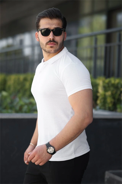 Erkek Kısa Kollu Yakalı Tişört