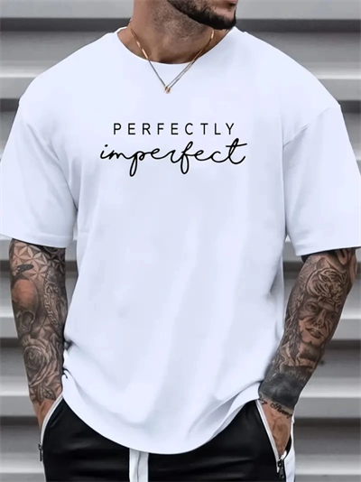Erkekler Için PERFECTLY Günlük Tişört - Beyaz