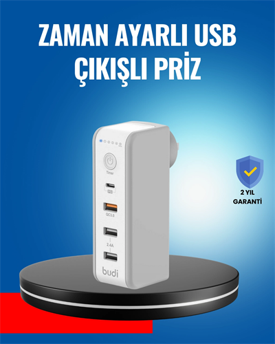 Ev ve Ofis İçin Zaman Kontrollü Çoklu Şarj Cihazı