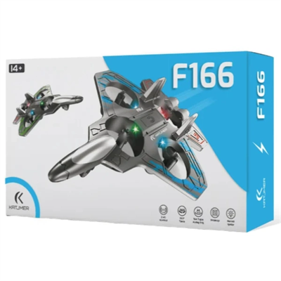 F166 Uçak Drone 3 Bataryalı