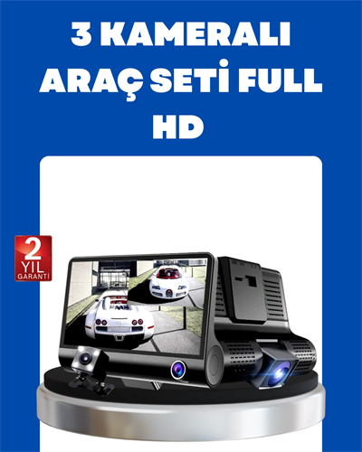 G-Sensör, Park Modu ve Döngüsel Kayıt Destekli Araç DVR