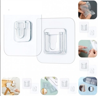 Geçmeli Klips Eşya Sabitleme Askısı 10lu Set