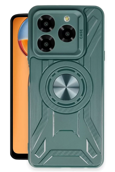 General Mobile Era 50 Kılıf Lincoln Silikon - Koyu Yeşil