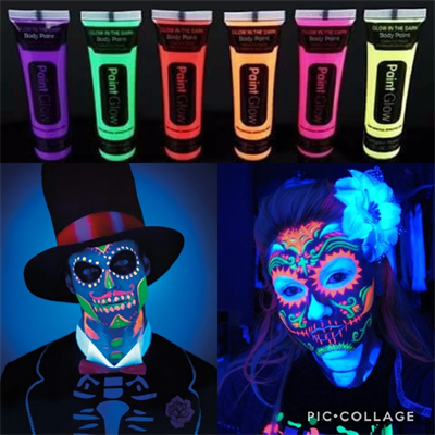 Neon Glow Fosforlu Krem Boya - 12 Adet