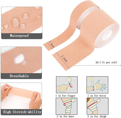 Göğüs Dikleştirme Bandı S Beden 2.5 Cm.