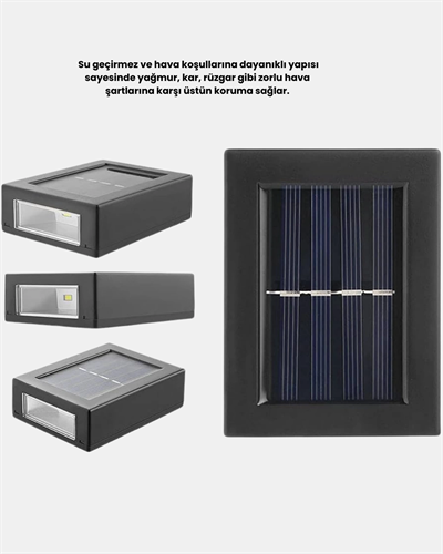 Güneş Enerjili Su Geçirmez Bahçe Apliği Uzun Ömürlü LED’li