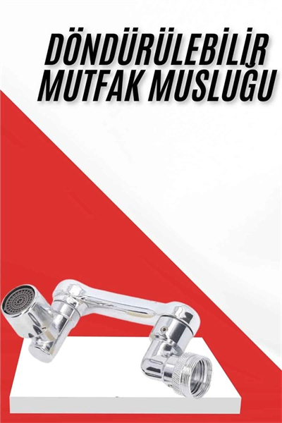 Her Yere Dönebilen Tasarruflu Mutfak Musluk Başlığı Ucu Musluk Ucu Oynar Başlıklı