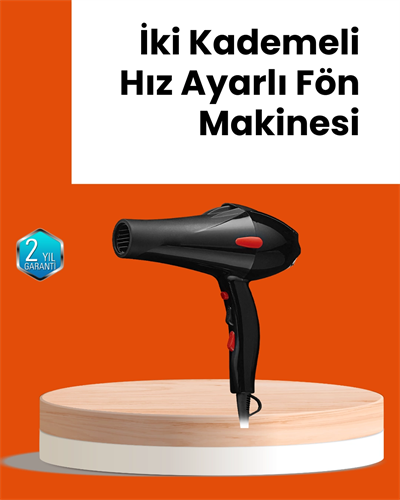 Hızlı Kurutma ve Şekillendirme İçin Profesyonel Saç Kurutma Makinesi