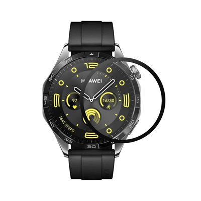 Huawei GT4 46mm 22mm Polymer Nano Ekran Koruyucu - Şeffaf