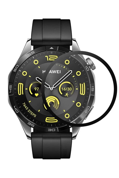 Huawei GT4 46mm 22mm Polymer Nano Ekran Koruyucu - Şeffaf