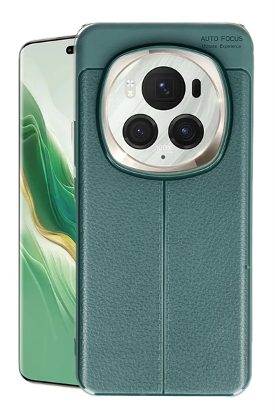 Huawei Honor Magic 6 Pro Kılıf Auto Focus Kapak - Koyu Yeşil