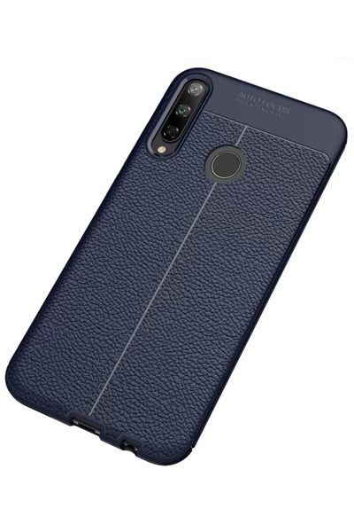Huawei P40 Lite E Kılıf Auto Focus Kapak - Lacivert