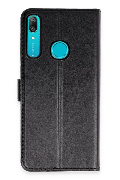 Huawei Y6 Prime Kılıf Trend S Plus Kapaklı Kılıf - Siyah