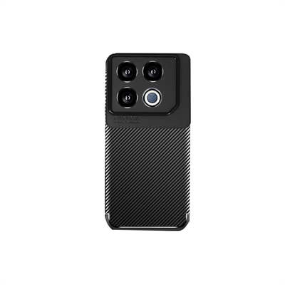 İnfinix GT 20 Pro Kılıf Auto Focus Karbon Kapak - Siyah
