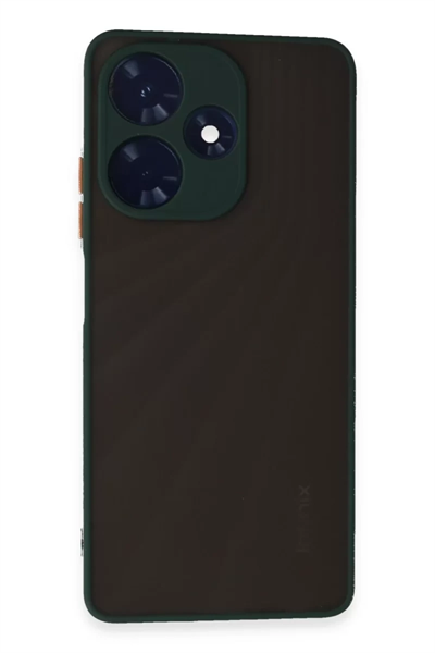 İnfinix Hot 30 4G Kılıf Montreal Silikon Kapak - Yeşil