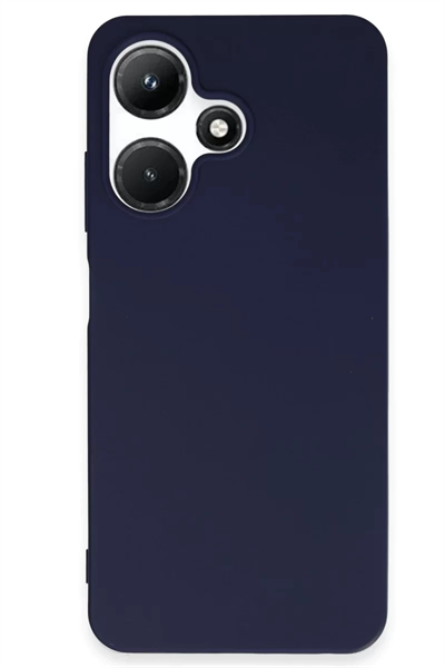 İnfinix Hot 30i Kılıf First Silikon - Lacivert