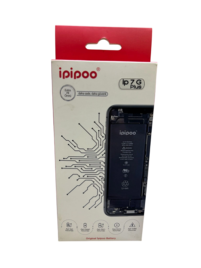İpipoo Apple Iphone 7 Plus Uyumlu Batarya - 2900 mAh