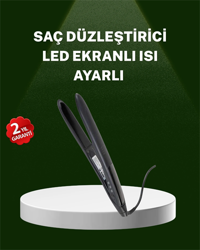 Isı Ayarlı 2025 Titanyum Kaplama Seramik Plakalı Saç Düzleştirici A Kalite Orijinal