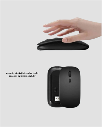Kablosuz  Mouse –  Ayarlanabilir, Ergonomik