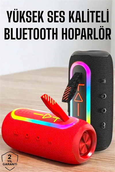 Kablosuz Bluetooth Hoparlör Uzun Pil Ömrü Taşınabilir