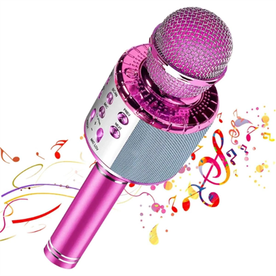 Kablosuz Hoparlörlü Bluetooth Karaoke Mikrofonu