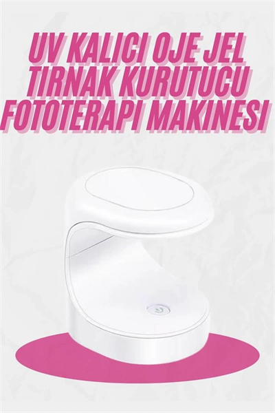 Kalıcı Oje Kurutucu Mini UV Işınlı Taşınabilir Hızlı ve Pratik Oje Kurutucu