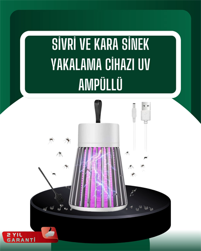Kamp ve Bahçe İçin Şarjlı Böcek Kovucu Lamba