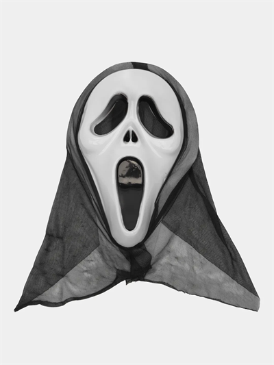 Kapşonlu Çığlık Maskesi Scream Maskesi 33x21 cm