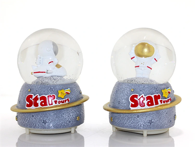 Kar Küresi Işıklı Müzikli 13 Cm