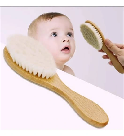 Keçi Kılı Organik Bebek Banyo Tarağı