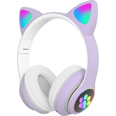 Kedi Figürlü Bluetooth Kulaklık