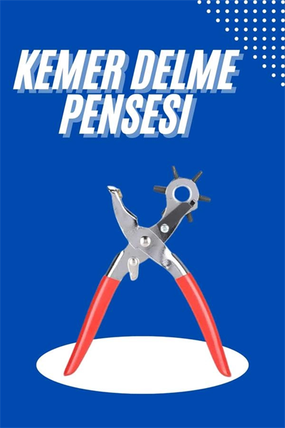 Kemer Delici Kemer Delme Pensesi Delik Açıcı Şık Aparatı Aparat