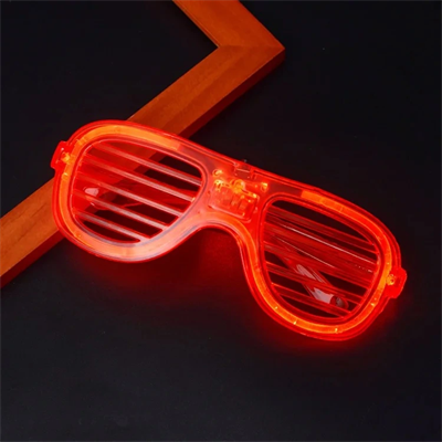 Kırmızı Led Işıklı Parti Gözlüğü - Neon 3 Modlu