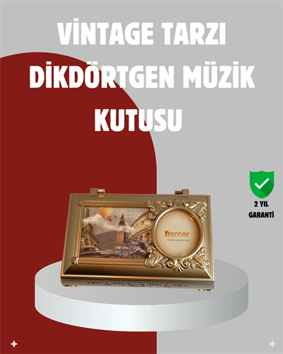 Kız Çocuk Oyuncak Piyano Görünümlü Balerinli Müzik Kutusu