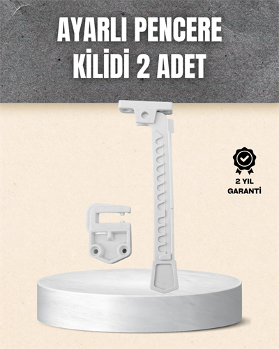 Kolay Montajlı Pencere Açılma Sınırlayıcı 2’li Set