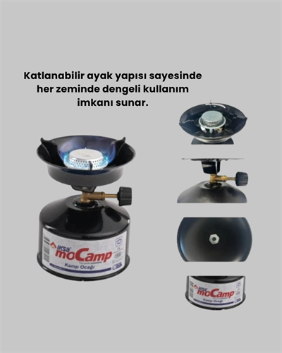 Kompakt ve Hafif Kamp Ocağı Seti Gaz Tüplü