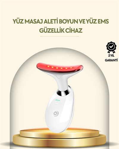 Kompakt ve Taşınabilir Cilt Bakım Cihazı – 3 Fonksiyonlu, USB Şarjlı, LED Işıklı Güzellik Aleti