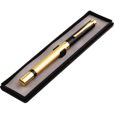 Kutulu Metal Roller Gold Siyah Kalem