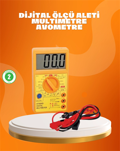 LCD Ekranlı Dijital Ölçü Aleti Ev ve Atölye Kullanımı
