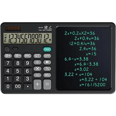 LCD Yazı Ekranlı Hesap Makinesi