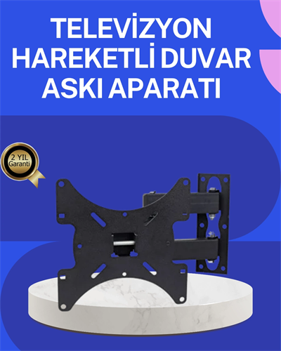 LED LCD TV Duvar Askı Aparatı Hareketli ve Döner