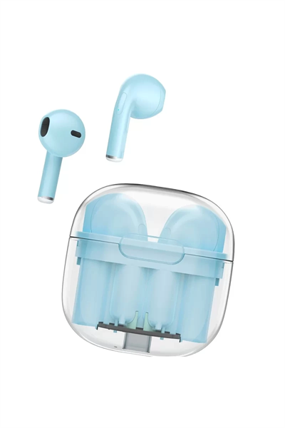 LS-09 Bluetooth 5.3 TWS Kablosuz Airpods Kulaklık - Mavi
