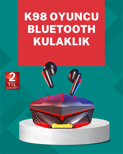 Led Işıklı Kablosuz  Kulaklık Ergonomik Tasarım