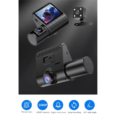 M80 3 Lens Araç Kamerası