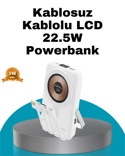 MagSafe Uyumlu Kablosuz Powerbank Hızlı Şarj Özellikli