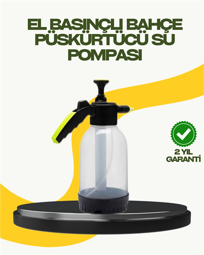 Manuel Basınçlı Köpük Püskürtücü Ayarlanabilir Nozullu 2 Litre Araba Yıkama
