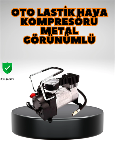 Metal Gövde Lastik Şişirme Kompresörü SUV 4x4 Uyumlu