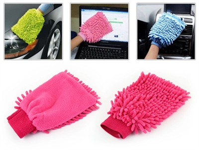 Mikrofiber Temizlik Eldiveni - Araç Yıkama Eldiveni Oto Yıkama Temizleme Cila Eldiveni