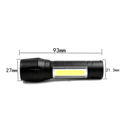 Mini Çok Güçlü Şarjli El Feneri Xpe-Cob Led Wt-030